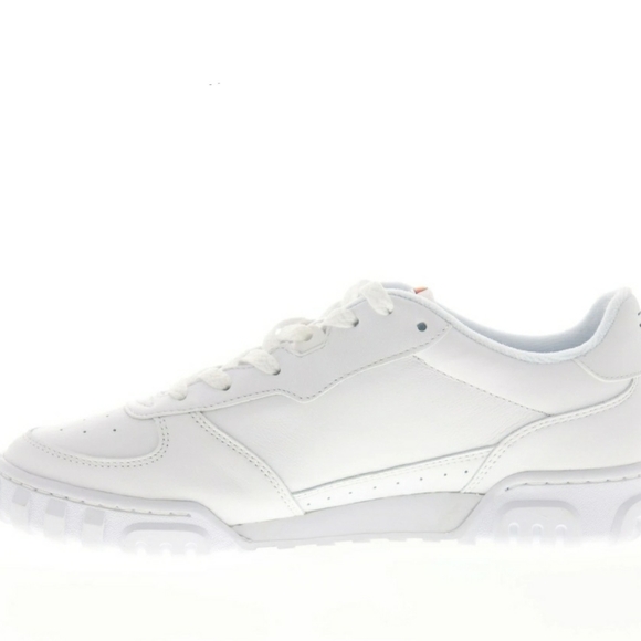 ELLESSE TANKER LO 6-13670 MENS WHITE LEATHER LOW TOP LIFESTYLE SNEAKERS … - Picture 4 of 9